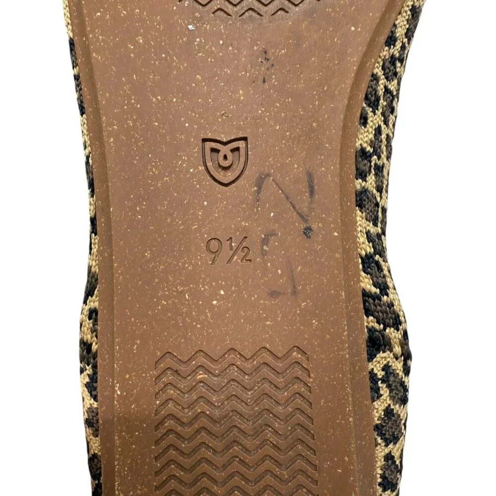 Rothy's The Loafer Little Cat Leopard Animal Print Ballet Flats women's size 9.5 - Picture 8 of 9